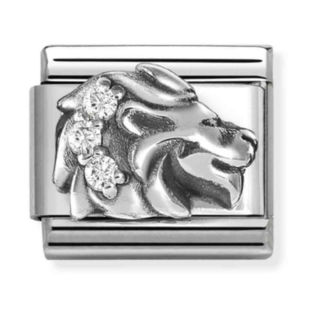 Nomination Composable Silver CZ Zodiac Leo Charm 330326/05