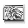 Nomination Composable Silver CZ Zodiac Leo Charm 330326/05