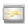 Nomination Composable Gold AEROPLANE Charm 030162/75