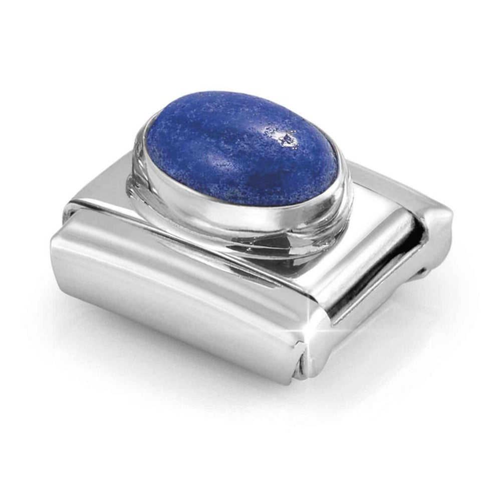 Nomination Composable Silver Lapis Lazuli Charm 330510/09