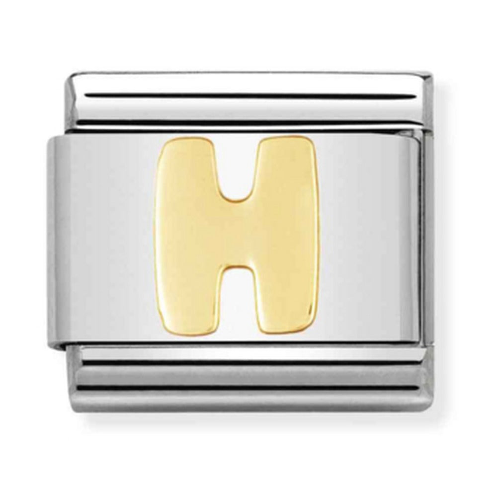 Nomination Composable Gold Letter H Charm 030101/08