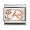 Nomination Rose Gold Letter R Charm 430310/18