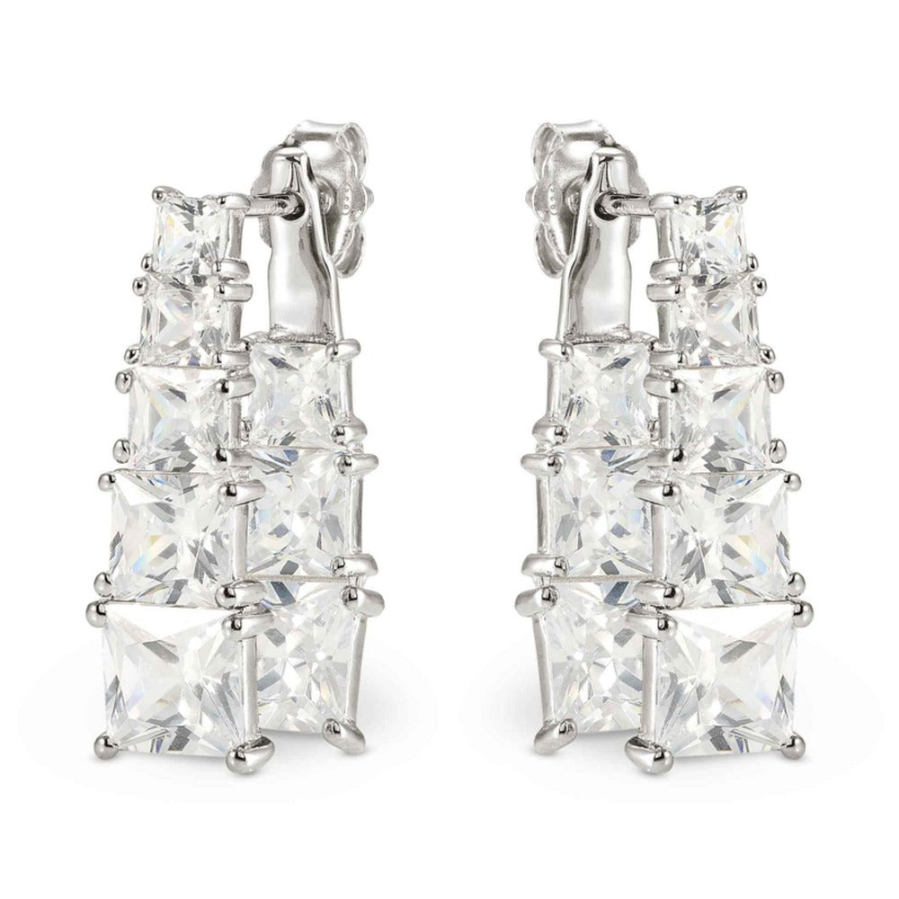 Nomination DAYTONIGHT Princess Cut Cubic Zirconia Earring Jackets 925 Silver