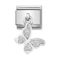 Nomination Composable Silver BUTTERFLY DROP Charm 331805/03