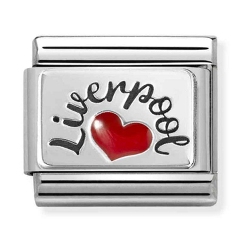 Nomination Composable Red Heart Liverpool Charm 330209/45