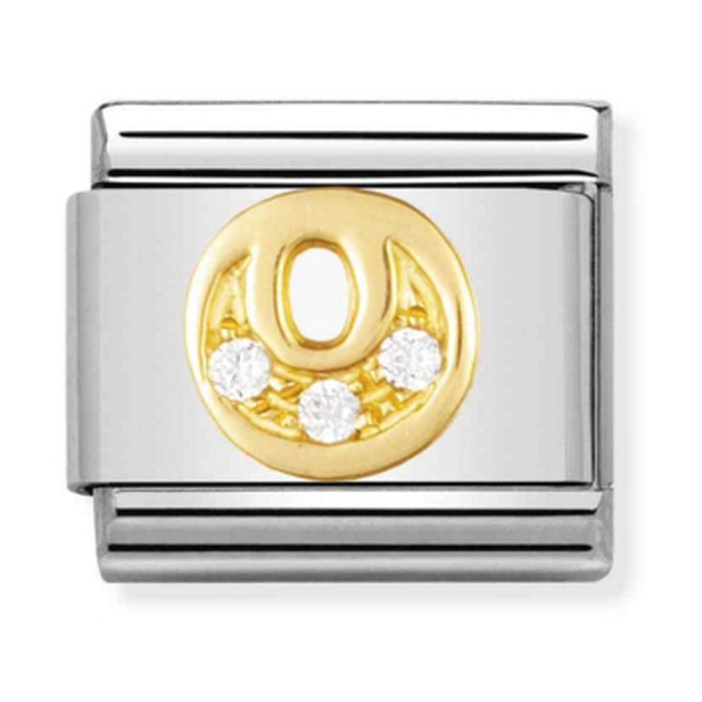 Nomination Composable Gold CZ Letter O Charm 030301/15