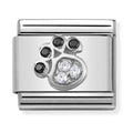 Nomination Composable Silver CZ Paw Print Charm 330304/14