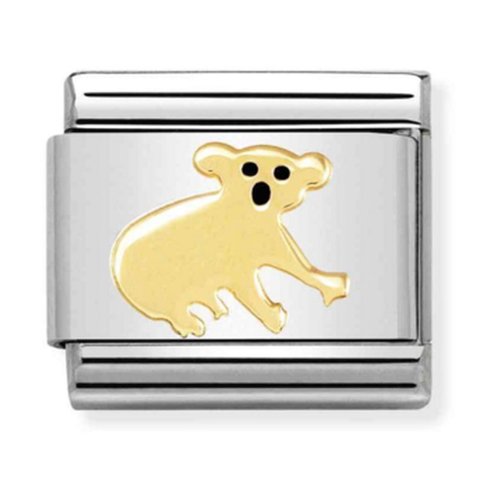 Nomination Composable Classic Link ANIMALS Koala in 18k gold