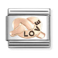 Nomination Composable Rose Gold Love Knot Charm 430202/35