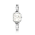 Nomination Paris Rectangular CZ Silver Dial Bracelet Watch 076036/017