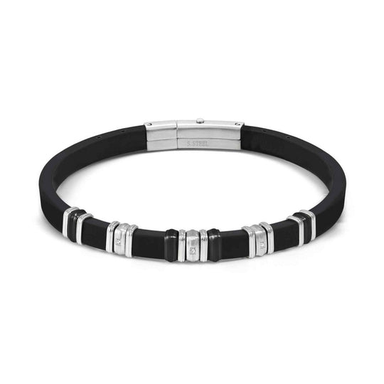 Nomination Mens City Adjustable Silicone Bracelet 028821/037