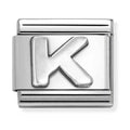 Nomination Composable Silver Letter K Charm 330113/11
