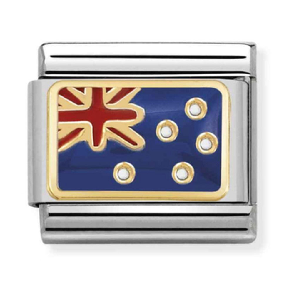 Nomination Composable Gold AUSTRALIA Flag Charm