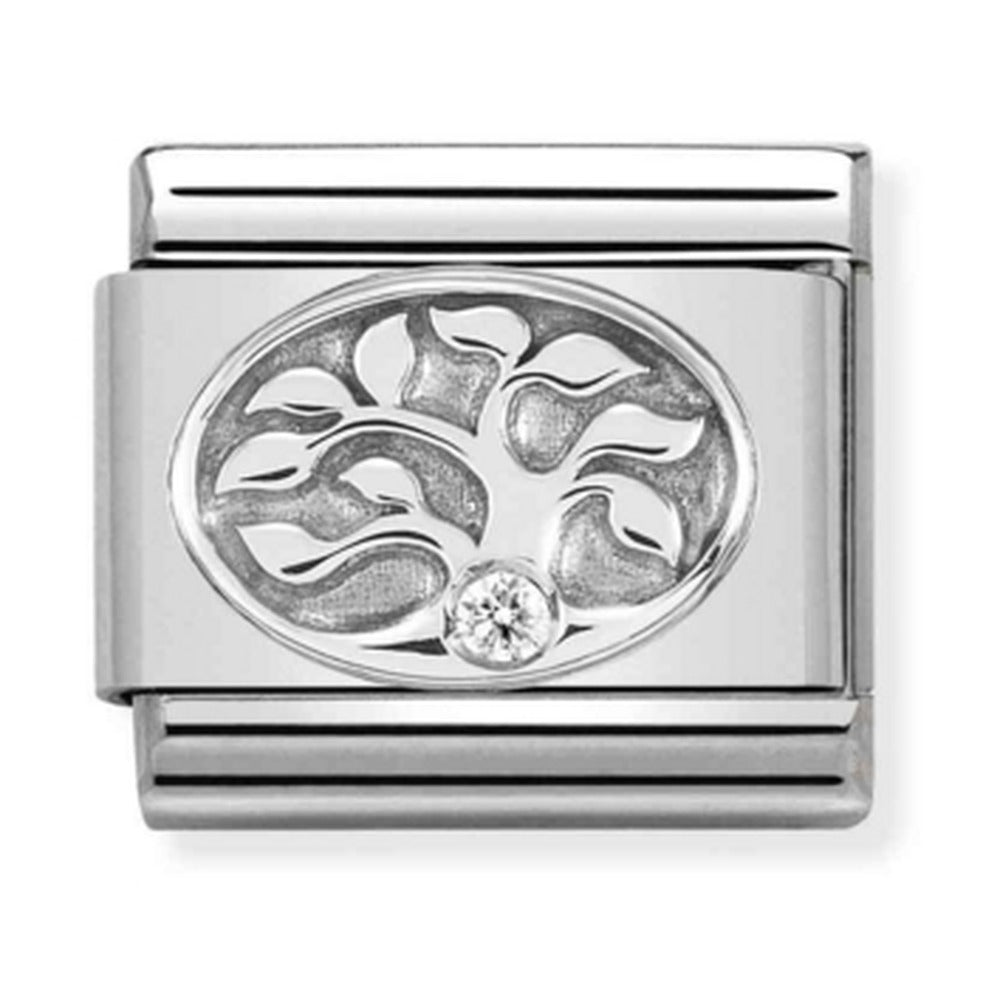 Nomination Composable Silver CZ Tree Of Life Charm 330311/10