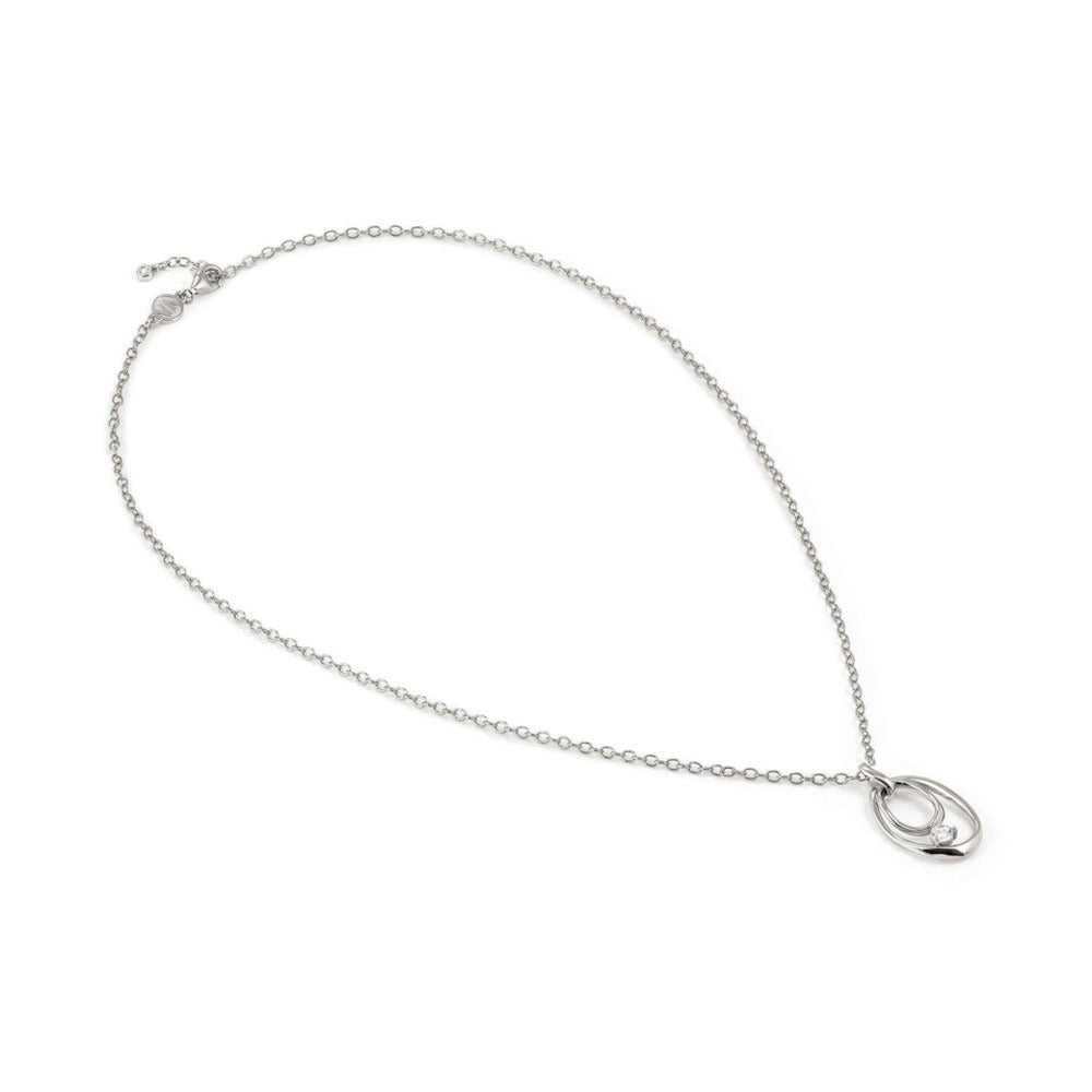 Nomination My Rebel Art Silver CZ Oval Necklace 242806/053