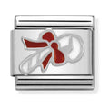 Nomination Composable Silver Christmas Candy Cane Charm 330204/07