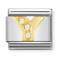 Nomination Composable Gold CZ Letter Y Charm 030301/25