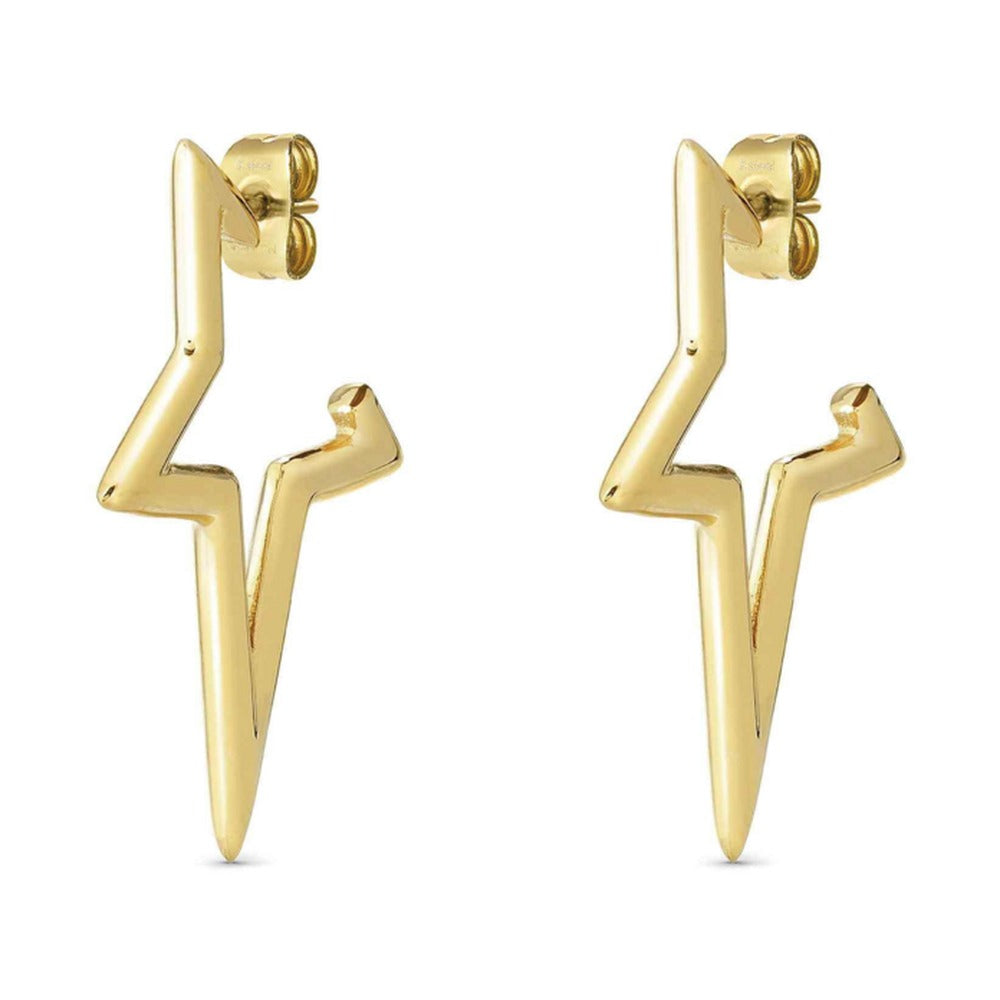 Nomination Ecclettica Golden Star Half Hoop Earrings