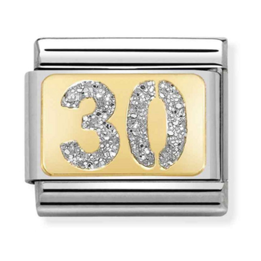 Nomination Composable Gold Glitter 30 Charm 030224/03