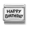Nomination Composable Silver Happy Birthday Charm 330102/41