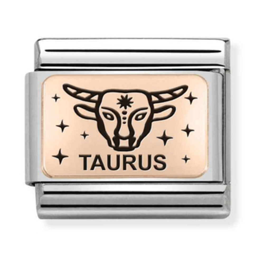 Nomination Composable Classic Rose Gold Taurus Charm