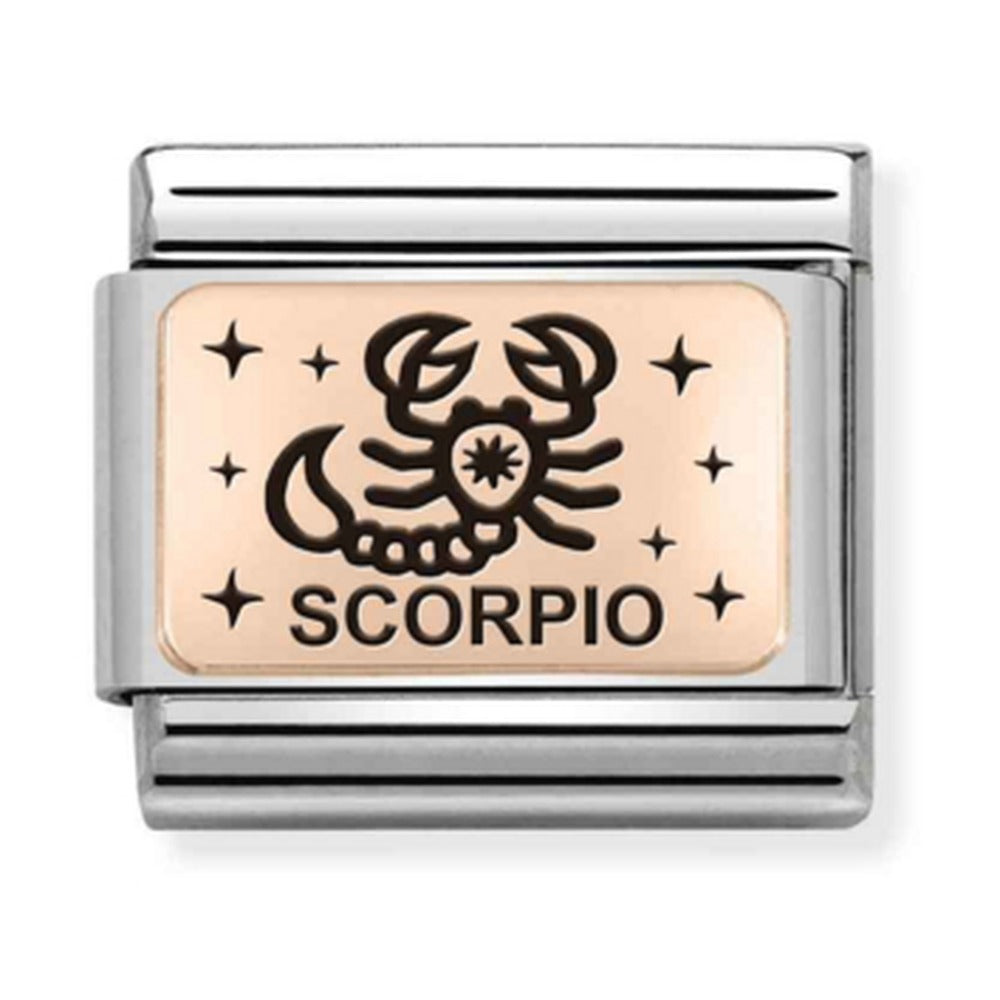 Nomination Composable Classic Rose Gold Scorpio Charm