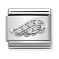 Nomination Composable Silver CZ Wing Charm 330304/16