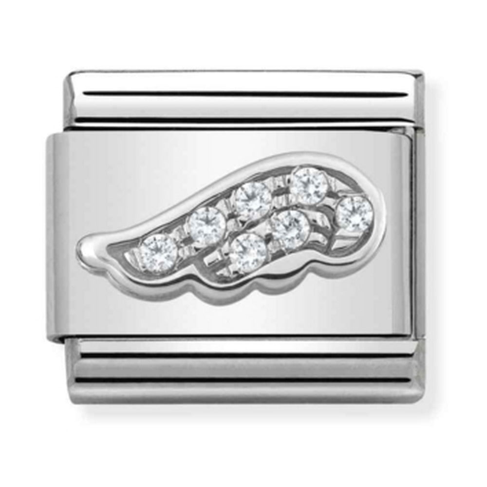 Nomination Composable Silver CZ Wing Charm 330304/16