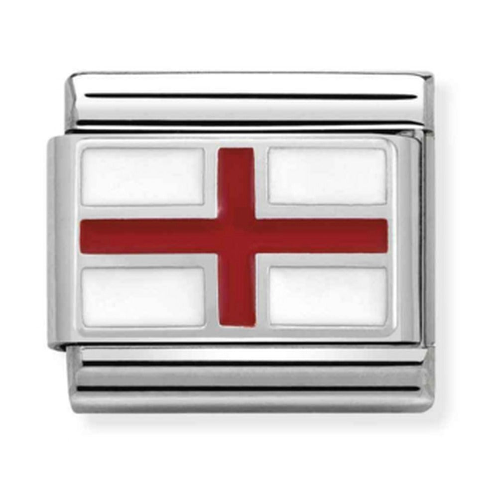 Nomination Composable Silver England Flag Charm 330207/03