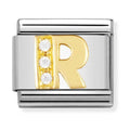Nomination Composable Gold CZ Letter R Charm 030301/18
