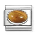 Nomination Composable Silver Tigers Eye Charm 330510/41