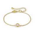 Nomination Cosmiclove Cubic Zirconia Set Circle Bracelet Silver Gold Plated