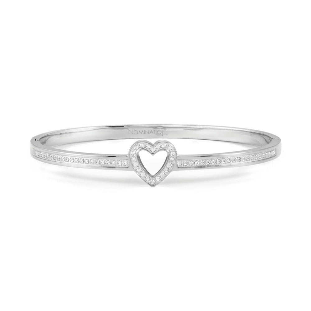 Nomination Pretty Bangles cz Heart BangleStainless Steel