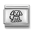 Nomination Composable Silver Family Dog Charm 330109/52