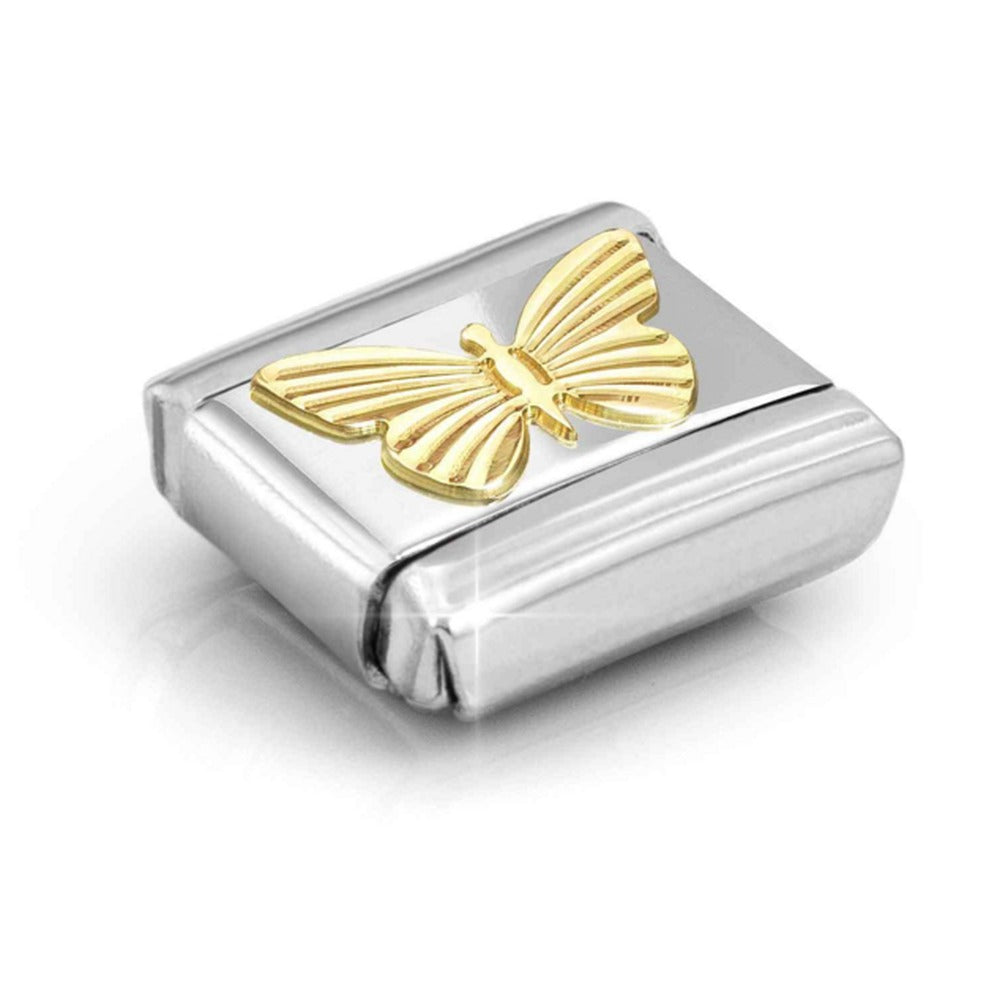 Nomination Composable Gold DIAMOND-CUT BUTTERFLY Charm 030149/45