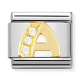 Nomination Composable Gold CZ Letter A Charm 030301/01