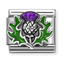 Nomination Composable Silver Thistle Charm 330204/43
