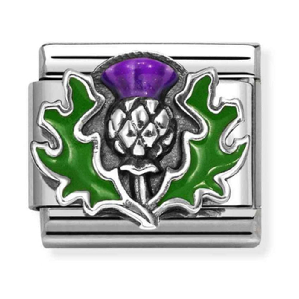 Nomination Composable Silver Thistle Charm 330204/43