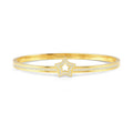 Nomination Pretty Bangles Gold Tone CZ Star