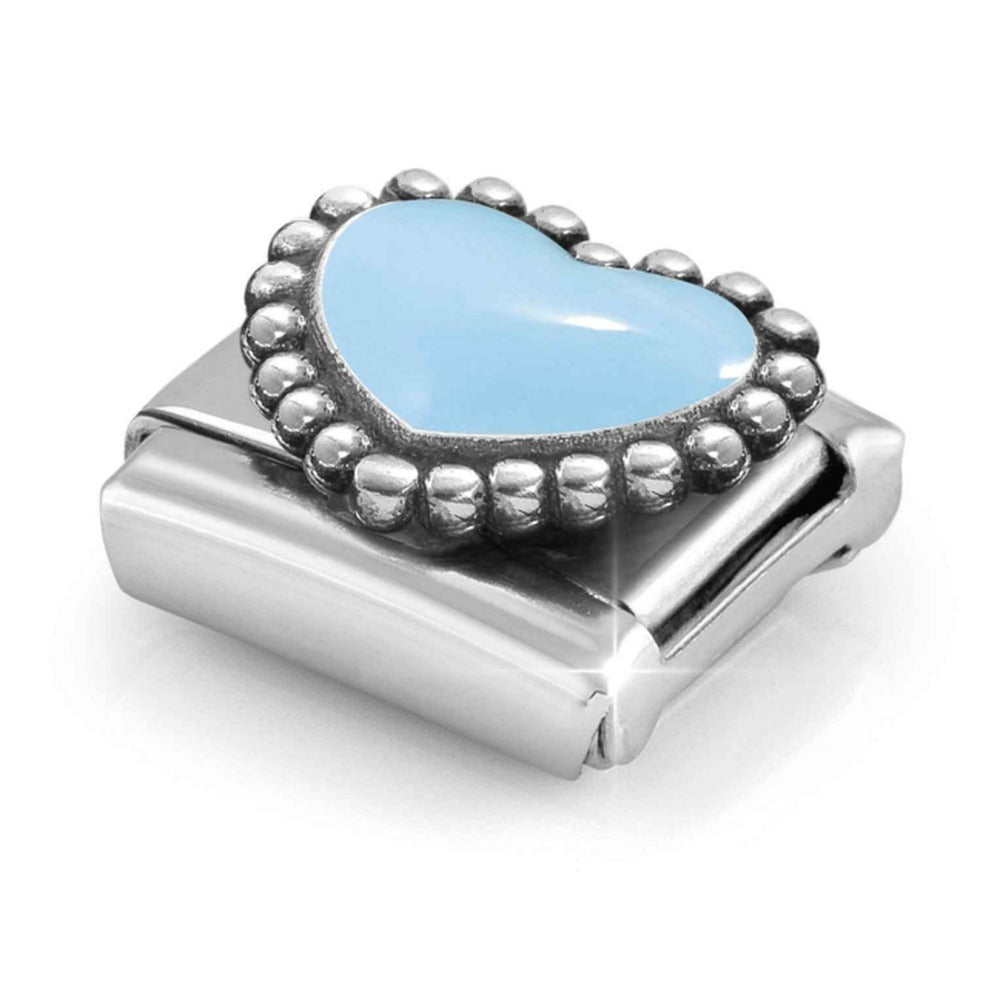 Nomination Composable Blue Enamel Raised Heart Charm 330204/34