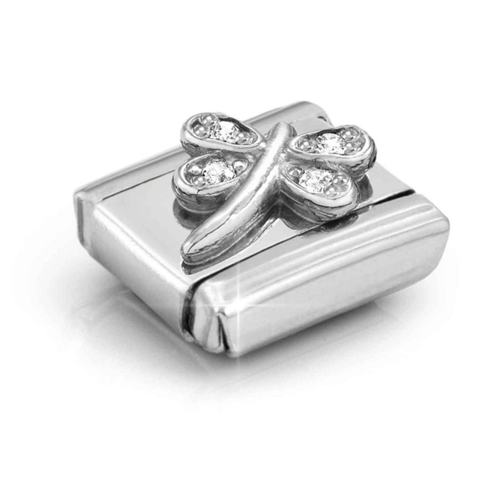 Nomination Composable Silver CZ White Dragonfly Charm 330304/38