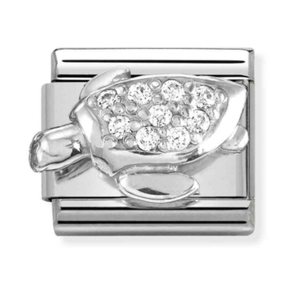 Nomination Composable Silver CZ Sea Turtle Charm 330304/46