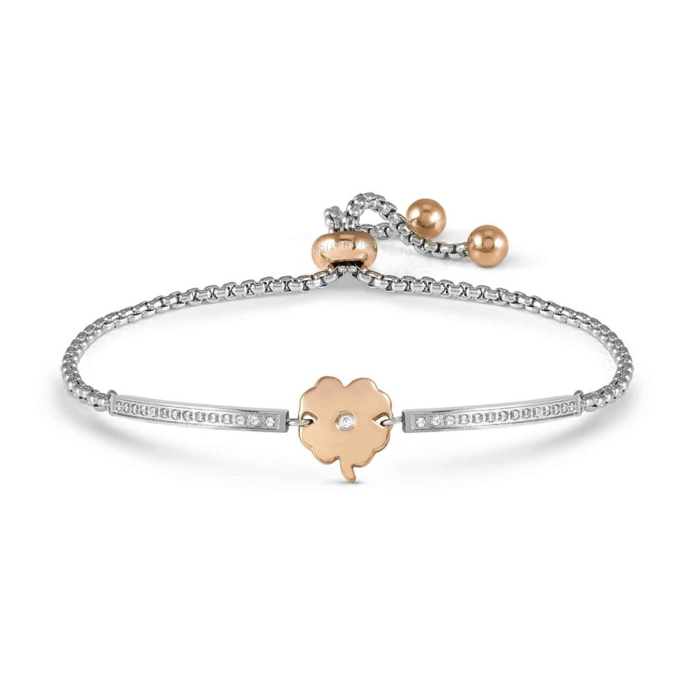 Nomination Milleluci Refined Edition-Rose Clover CZ Bracelet