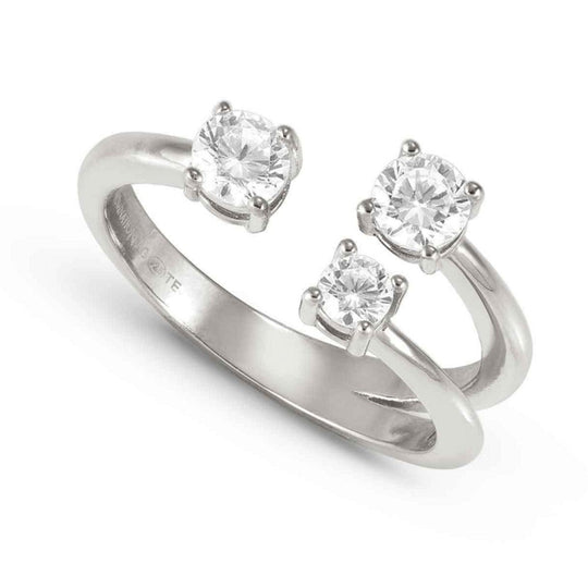 Nomination Fashion Era 3 CZ Open Ring 925 Silver