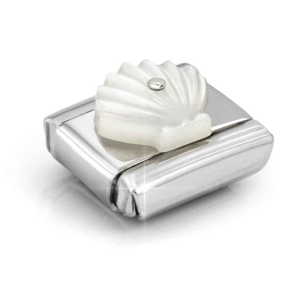 Nomination Composable Silver Mother Of Pearl Shell Charm 330509/11