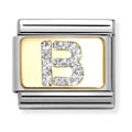 Nomination Composable Gold Glitter Letter B Charm 030291/02