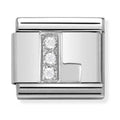 Nomination Composable Silver CZ Letter L Charm 330301/12