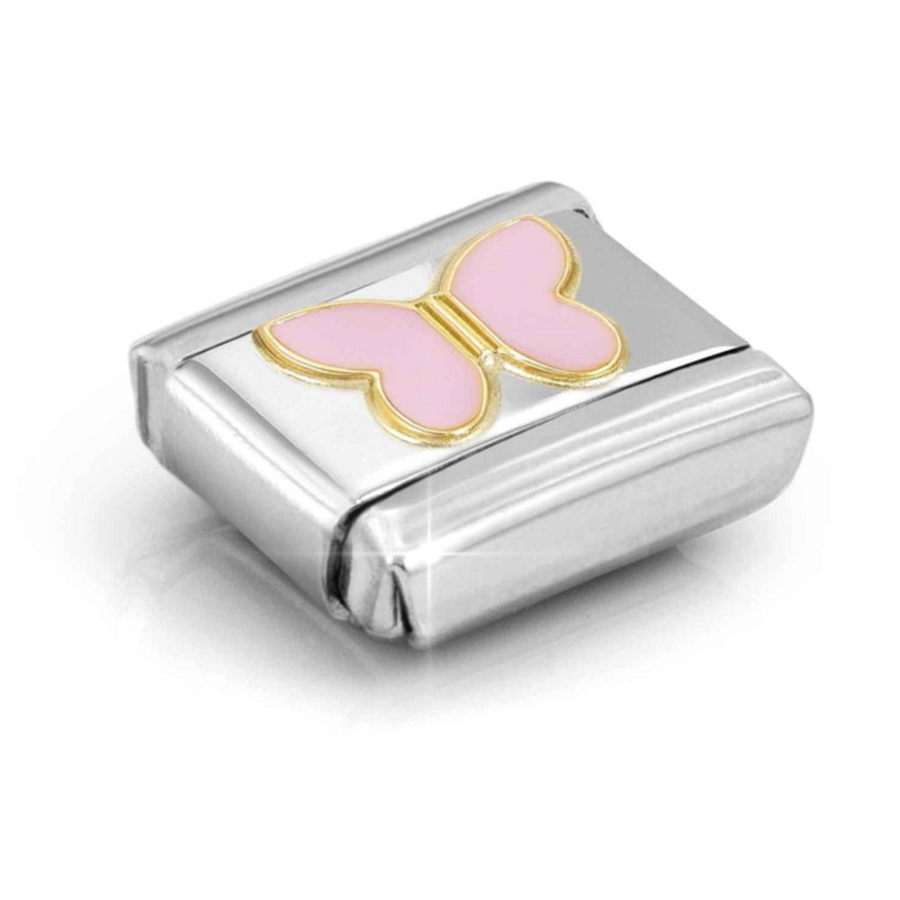 Nomination Composable Gold PINK BUTTERFLY Charm 030285/59