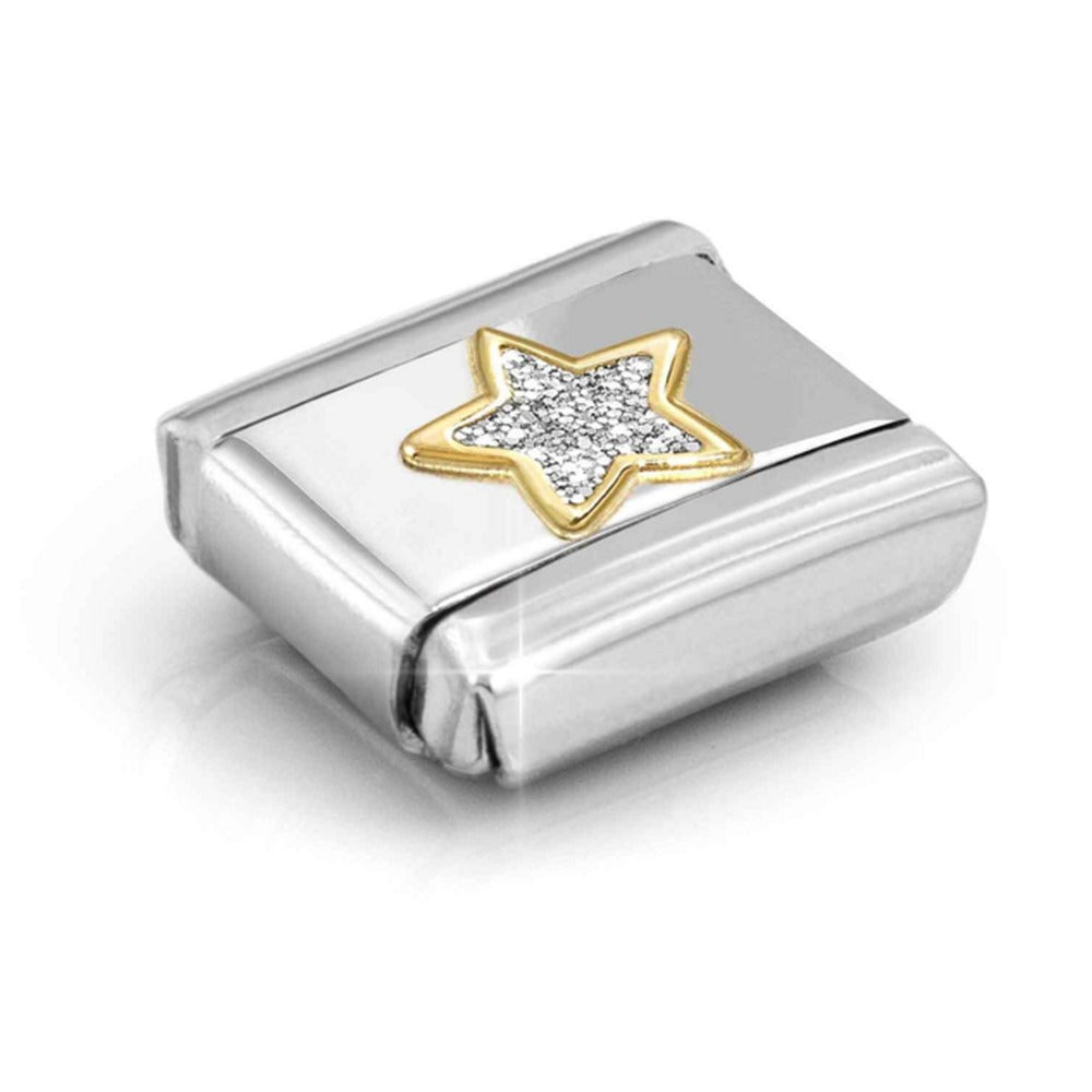 Nomination Composable Silver Glitter Star Charm 030220/19