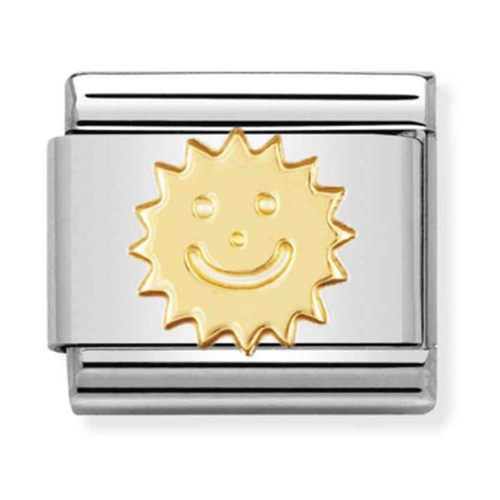 Nomination Composable Gold Sun Charm 030110/02